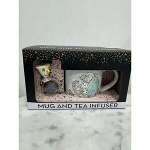 Disney Princess Beauty And The Beast Mug And Tea Infuser - Brand New